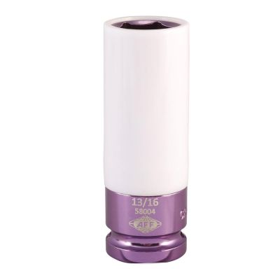 INT58004 image(0) - American Forge & Foundry Mag Wheel Protective Deep Impact Socket - 1/2" Drive - 13/16"