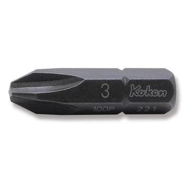 KKN100P-32-3 image(0) - Ko-ken USA 100P.32-3 5/16 Hex Drive Bit PH3 Length 32 mm
