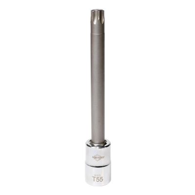 MAY16913 image(0) - Mayhew Mayhew T55 Torx&reg; Long Insert Socket Bit, 1/2-Inch Drive
