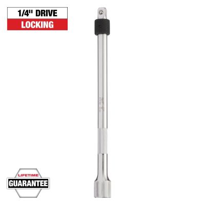 MLW43-24-9301 image(0) - Milwaukee Tool 1/4 Inch Drive 6 Inch Locking Extension
