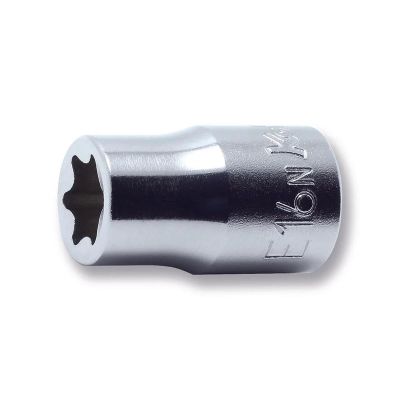 KKN4425-E14N image(0) - Ko-ken USA 4425-E14N 1/2 Square Drive Socket TORX E14N Low Profile Length 37 mm