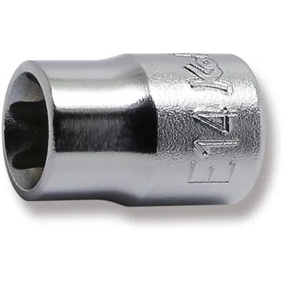 KKN3425-E14 image(0) - Ko-ken USA 3425-E14 3/8 Square Drive TORX E14 Socket - Length 26 mm