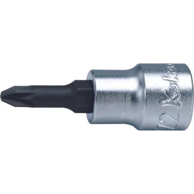 KKN3000-50-PZ3 image(0) - Ko-ken USA 3000.50-PZ3 3/8 Square Drive Bit Socket PZ3 Length 50 mm