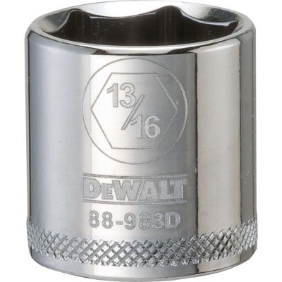 DWTDWMT88983OSP image(0) - DEWALT 001Pc 38Dr Socket-06Pt-13/16