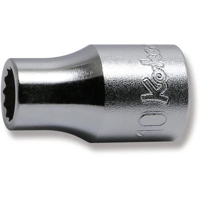 KKN4405M-10 image(0) - Ko-ken USA 4405M-10 1/2 Square Drive Socket 10 mm 12 Point Length 37 mm