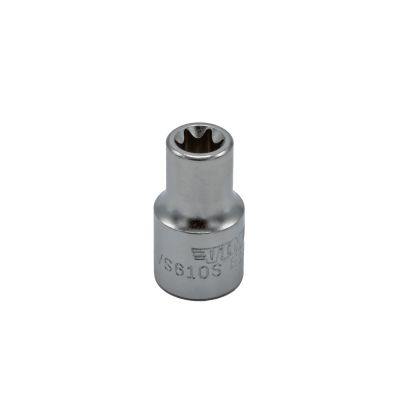 VIMVS610S image(0) - VIM Tools E10 TORX Socket, 3/8 Inch Square Drive, Satin Chrome