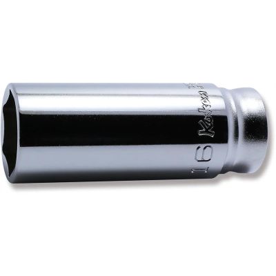 KKN3300MZ-16 image(0) - Ko-ken USA 3300MZ-16 3/8 Sq. Dr. Socket 16mm 6 point Length 55mm Z-series