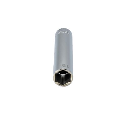 VIMEDM619 image(0) - VIM Tools 19 mm Extra Deep 6 Point Socket - 3/8 Inch Drive