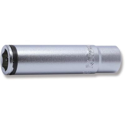 KKN2350M-8 image(0) - Ko-ken USA 1/4 Sq. Dr. Deep NUT GRIP&reg; Socket 8mm