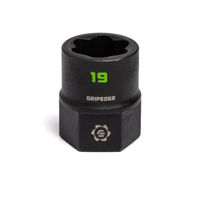 GETXBM19 image(0) - Grip Edge Tools 19mm 3/8" Dr RPT Socket Extractor with FORS (Standard Length)