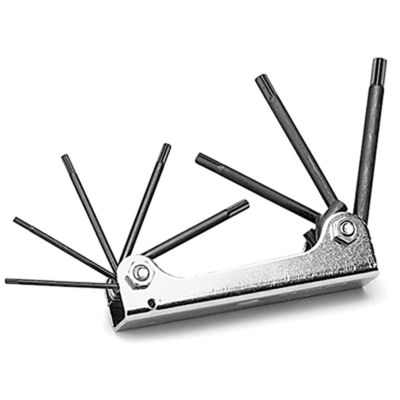 WLMW1317 image(0) - Wilmar Corp. / Performance Tool 8 Piece Folding Star Key Set