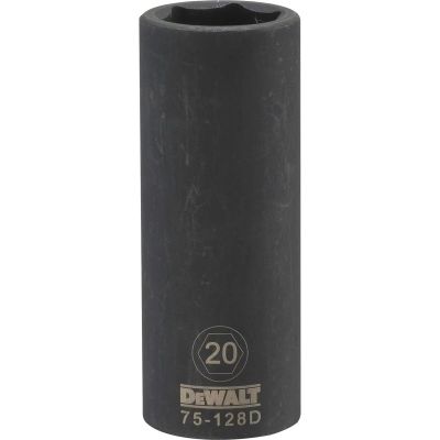 DWTDWMT75128OSP image(0) - DEWALT Dwmt 6Pt 1/2In Dr Dp Im Skt 20 Mm