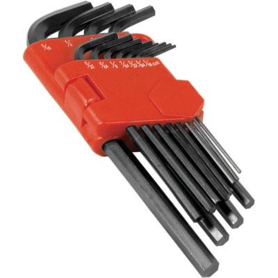 WLMW86101 image(0) - Wilmar Corp. / Performance Tool 12 Piece Long Hex Key Wrench Set