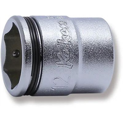 KKN2450MS-12 image(0) - Ko-ken USA 1/4 Sq. Dr. Short NUT GRIP&reg; Socket  -  12mm