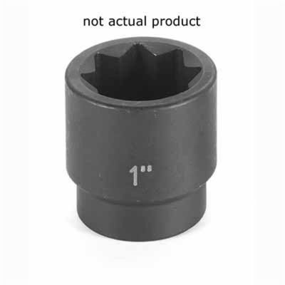 GRE2520S image(0) - Grey Pneumatic 1/2" Drive x 5/8" Standard - 8 Point Socket