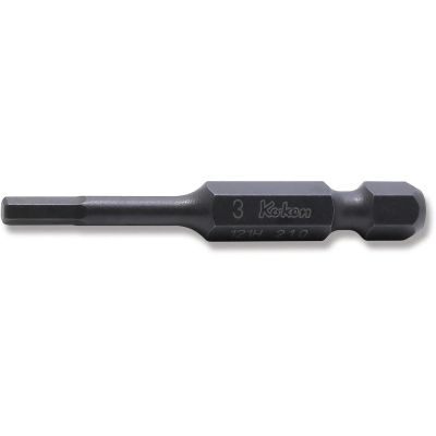 KKN121H-50-3 image(0) - Ko-ken USA 121H.50-3 1/4 Hex Drive Bit 3 mm Hex Length 50 mm