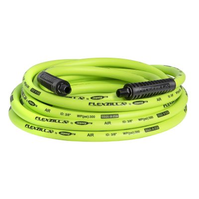 LEGHFZ3825YW2 image(0) - Legacy Manufacturing Flexzilla Air Hose, 3/8" x 25', 1/4" MNPT Fittings