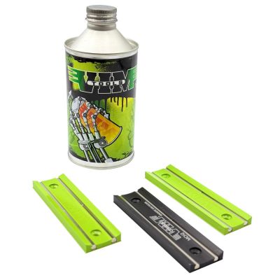VIMMCHCAN-PK image(0) - VIM Tools Demo Can and 3 Magnetic Can Holders For MCHSTATION Magnetic Can Holder Display - Green/Black