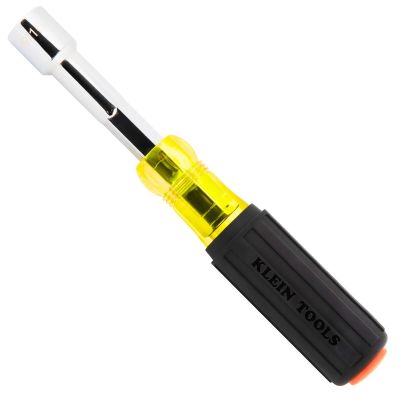 KLE654716 image(0) - Klein Tools Color-Coded Hollow-Shaft Heavy-Duty Nut Driver, 7/16-Inch