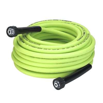LEGHFZPW3550M image(0) - Legacy Manufacturing Flexzilla Pressure Washer Hose, 5/16" x 50', 3100 PSI, M22 Fittings, ZillaGreen