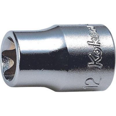 KKN3425-E16 image(0) - Ko-ken USA 3425-E16 3/8 Square Drive TORX E16 Socket - Length 26 mm