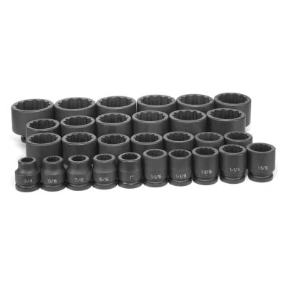 GRE8129 image(0) - Grey Pneumatic 3/4" Dr. 29 Piece Fractional Master Set - 12 Point