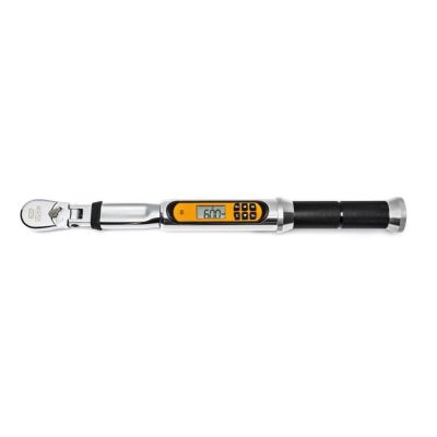 KDT85195 image(0) - GEARWRENCH 3/8 Inch 120XP Flex Head Electronic Torque Wrench with Angle