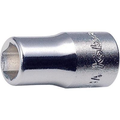 KKN2400W-3 image(0) - Ko-ken USA 2400W-3 1/4 Square Drive Socket BA3 6 Point Length 22 mm