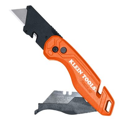 KLE44306 image(0) - Klein Tools FLICKBLADE&trade; 2-in-1 Utility Knife / Scraper with Blade Storage