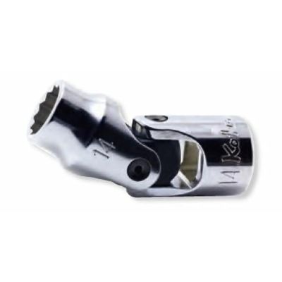KKN4445A-11-16 image(0) - Ko-ken USA 4445A-11/16 1/2 Square Drive Universal Socket 11/16 12 Point Length 69 mm