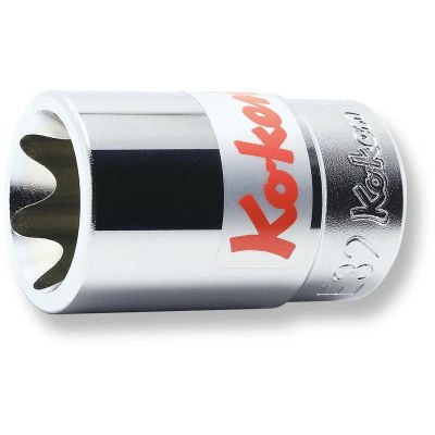KKN6425-E32 image(0) - Ko-ken USA 6425-E32 3/4 Square Drive TORX E32 Socket -Length 60 mm