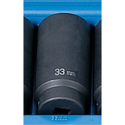 GRE2033MD image(0) - Grey Pneumatic 1/2" Drive x 33mm Deep Socket