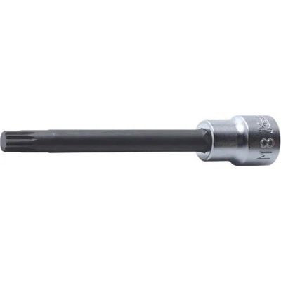 KKN3020-100-M14 image(0) - Ko-ken USA 3020.100-M14 3/8 Square Drive Bit Socket XZN M14 Triple Square Length 100 mm
