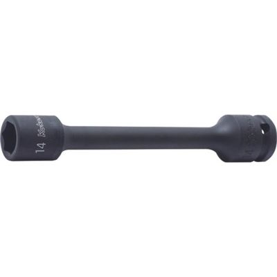 KKN14145M-100-19 image(0) - Ko-ken USA 14145M.100-19 1/2 Sq. Dr. Extension Socket 19mm 6 point Length 100mm