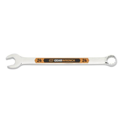 KDT81742H image(0) - GEARWRENCH 24mm 12 Point Hi-Viz Long Pattern Combination Wrench