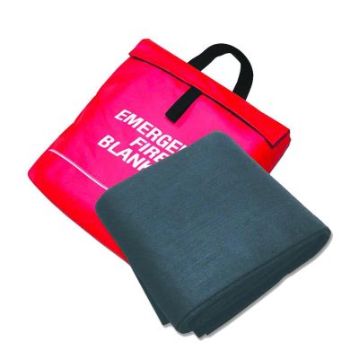 SRWS97453 image(0) - Sellstrom SoftShield Carbon Fiber Felt High Temp Emergency Fire Blanket w/ Carrying Pouch