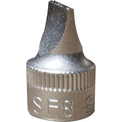 VIMSF8 image(0) - VIM Tools Stubby Flat Tip Driver 8 mm X 1.2M Blade, 1/4 Inch Square Drive