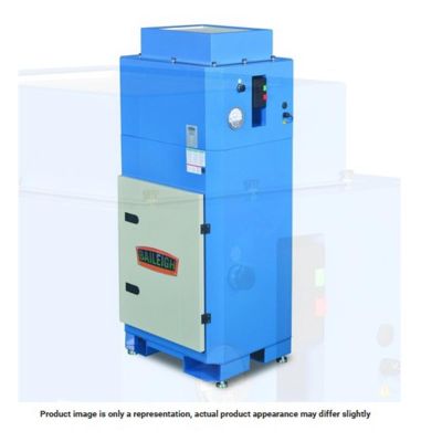BLI1017633 image(0) - Baileigh MDC-1200-HD - 1100CFM Heavy Duty Metal Dust Collector, Air Pulse Clean w/ HEPA Filter, 6" Port 1-1/2HP, 110V 1 Phase