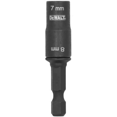 DWTDWADEND78MM image(0) - DEWALT 7mm + 8mm Double-Ended/Detachable Nut Driver