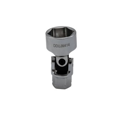 VIMDDSUJM414 image(0) - VIM Tools 14 mm 6 Point Dual Drive Stubby Ujmetric Socket - 1/4 Inch X 11 mm Drive