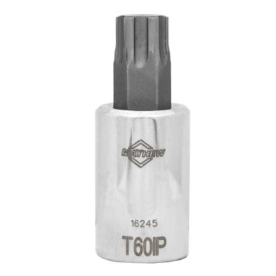 MAY16245 image(0) - Mayhew Mayhew T60IP Torx Plus&reg; Short Insert Socket Bit, 1/2-Inch Drive