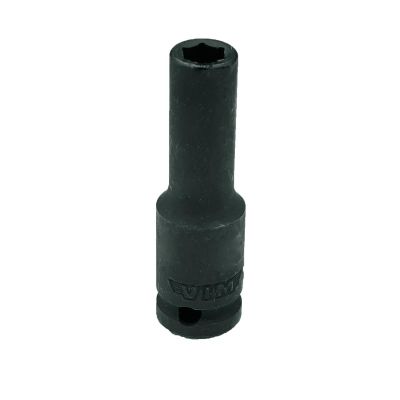 VIMIMPM406 image(0) - VIM Tools 6 mm X 1/4 Inch Drive Metric CR-MO Impact Socket - Shallow