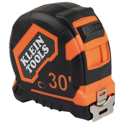 KLE9230 image(0) - Klein Tools Tape Measure, 30-Foot Magnetic Double-Hook