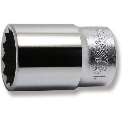KKN3305X-19 image(0) - Ko-ken USA 3305X-19 3/8 Square Drive Socket 19 mm 12 Point Length 40 mm