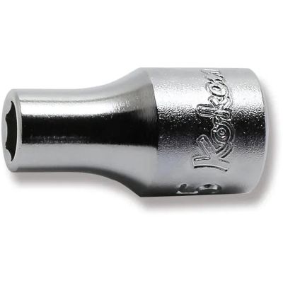 KKN2400M-4.5 image(0) - Ko-ken USA 1/4 Sq. Dr. 6 point chrome Metric Socket  4.5mm