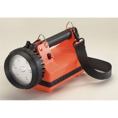 STL45811 image(0) - Streamlight E-Flood FireBox Standard System - 120V/100V AC/12V DC - Includes Shoulder Strap & Mounting Rack - Orange