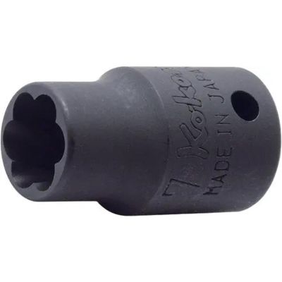 KKN2127-4-5 image(0) - Ko-ken USA 2127-4.5 1/4 Square Drive Nut Twister 4.5 mm Length 23 mm