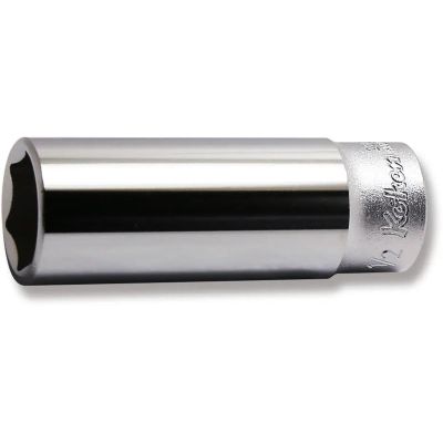 KKN2300A-1-2 image(0) - Ko-ken USA 2300A-1/2 1/4 Square Drive Socket 1/2 6 Point Length 50 mm