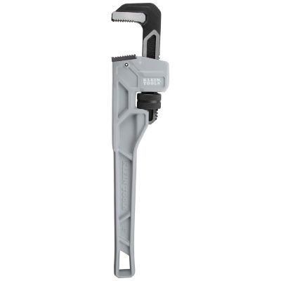 KLE68225 image(0) - Klein Tools Adjustable Cast Aluminum Pipe Wrench, 18-Inch