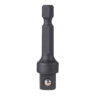 GRE1438HA image(0) - Grey Pneumatic 1/4" Hex  x 3/8" Square Adapter w/ball retainer